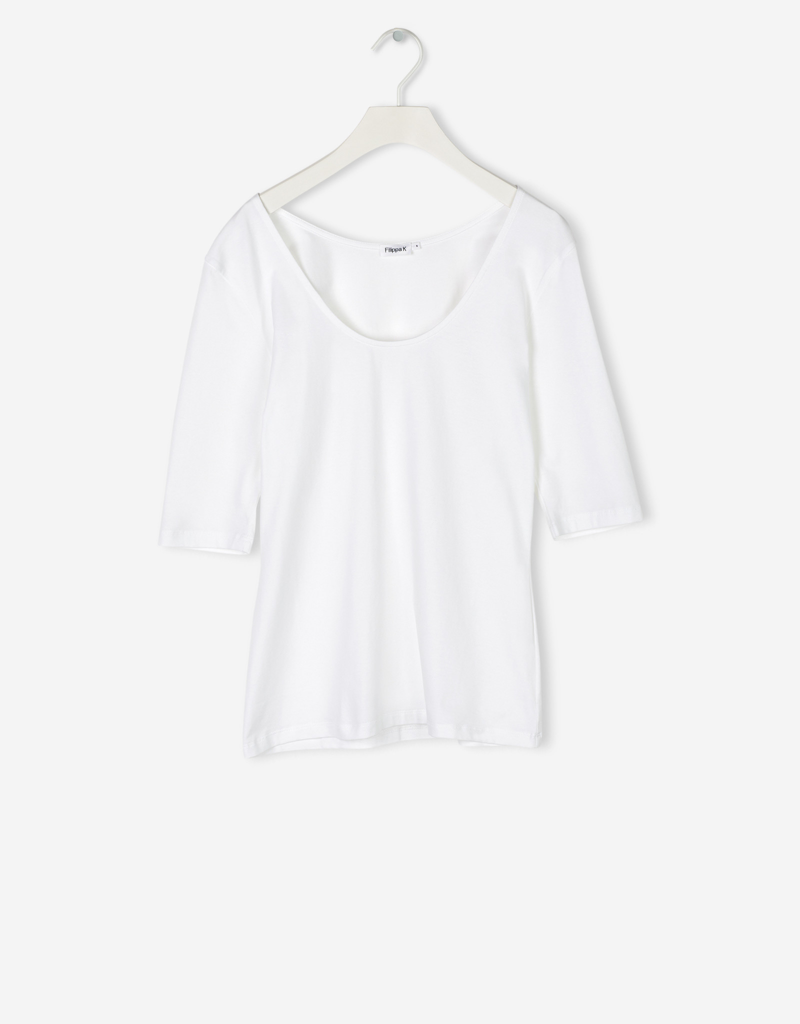 Cotton Stretch Scoop Neck Top - Liberty 