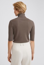 Filippa K Merino Elbow Sleeve Top Dark Taupe