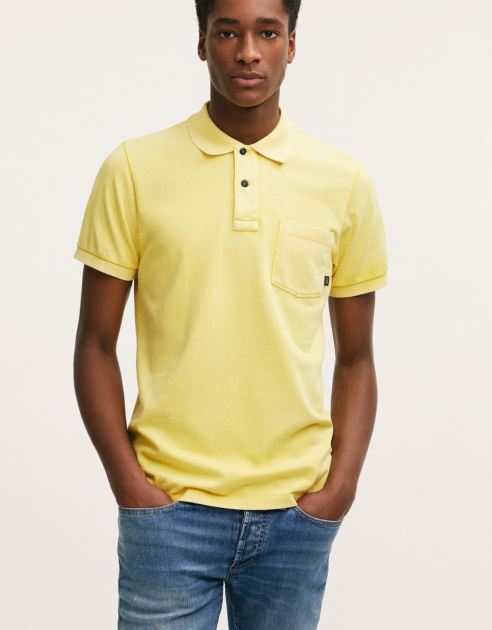 Denham REGAL POLO SIP CREAM GOLD YELLOW