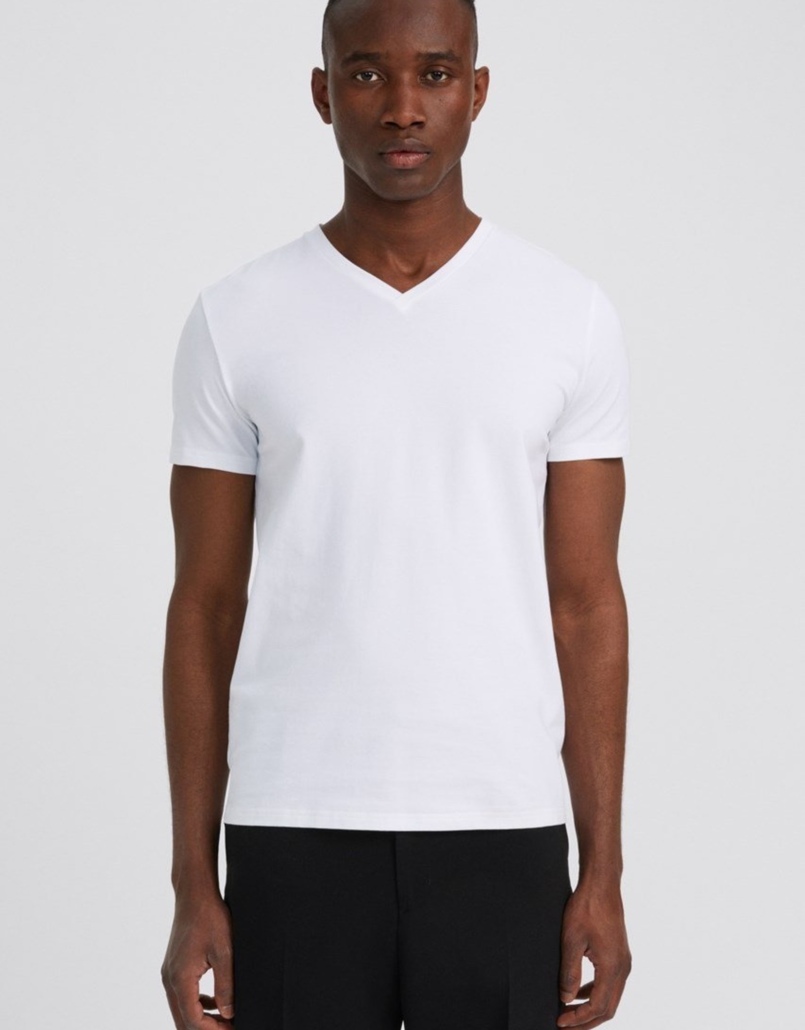 Filippa K m. lycra v-neck tee White