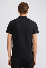Filippa K M. Lycra Polo T-Shirt Black