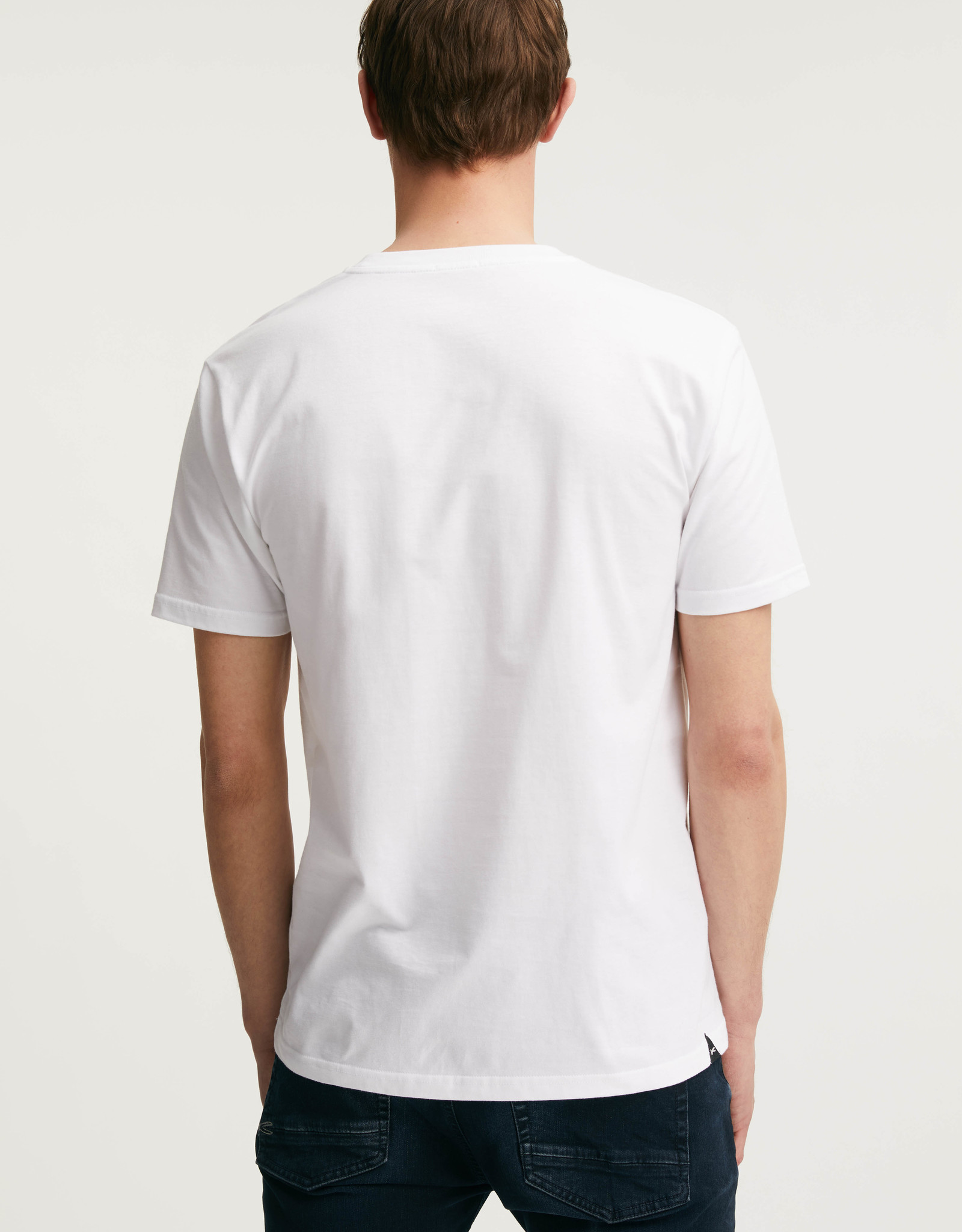 Denham ROGER PATCH TEE CJ WHITE