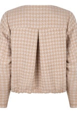 Ruby Tuesday Mylou short woolen jacket Camel check