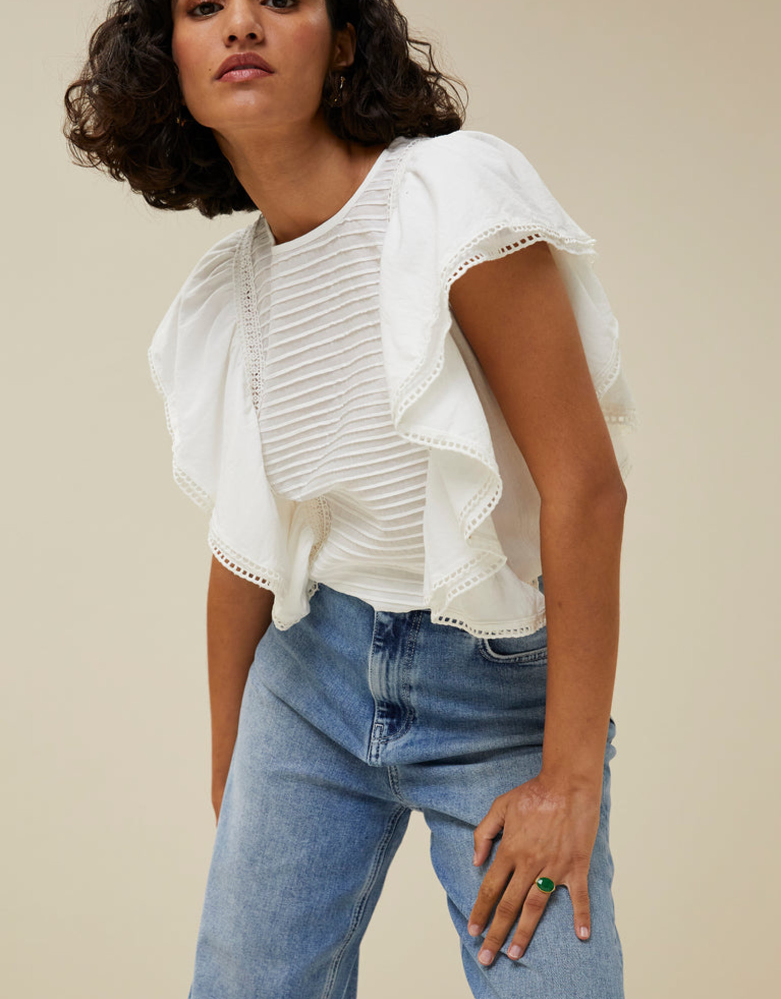By-bar selby blouse off white