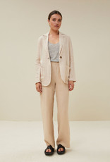 By-bar lauren linen blazer pebble