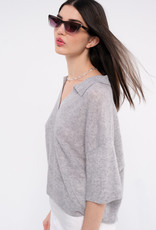 Absolut Cashmere CHARLENE PULL GRIS CHINE CLAIR