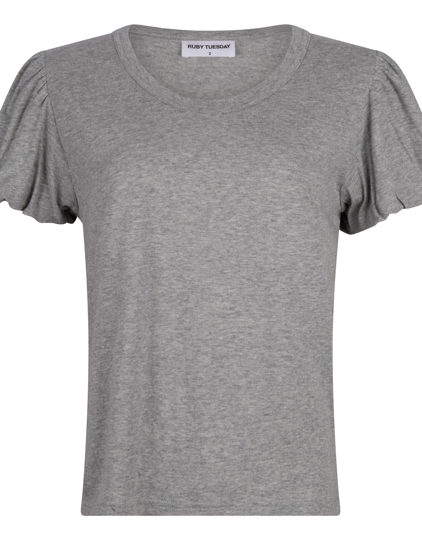 Clio round neck tee balloon sleeves 