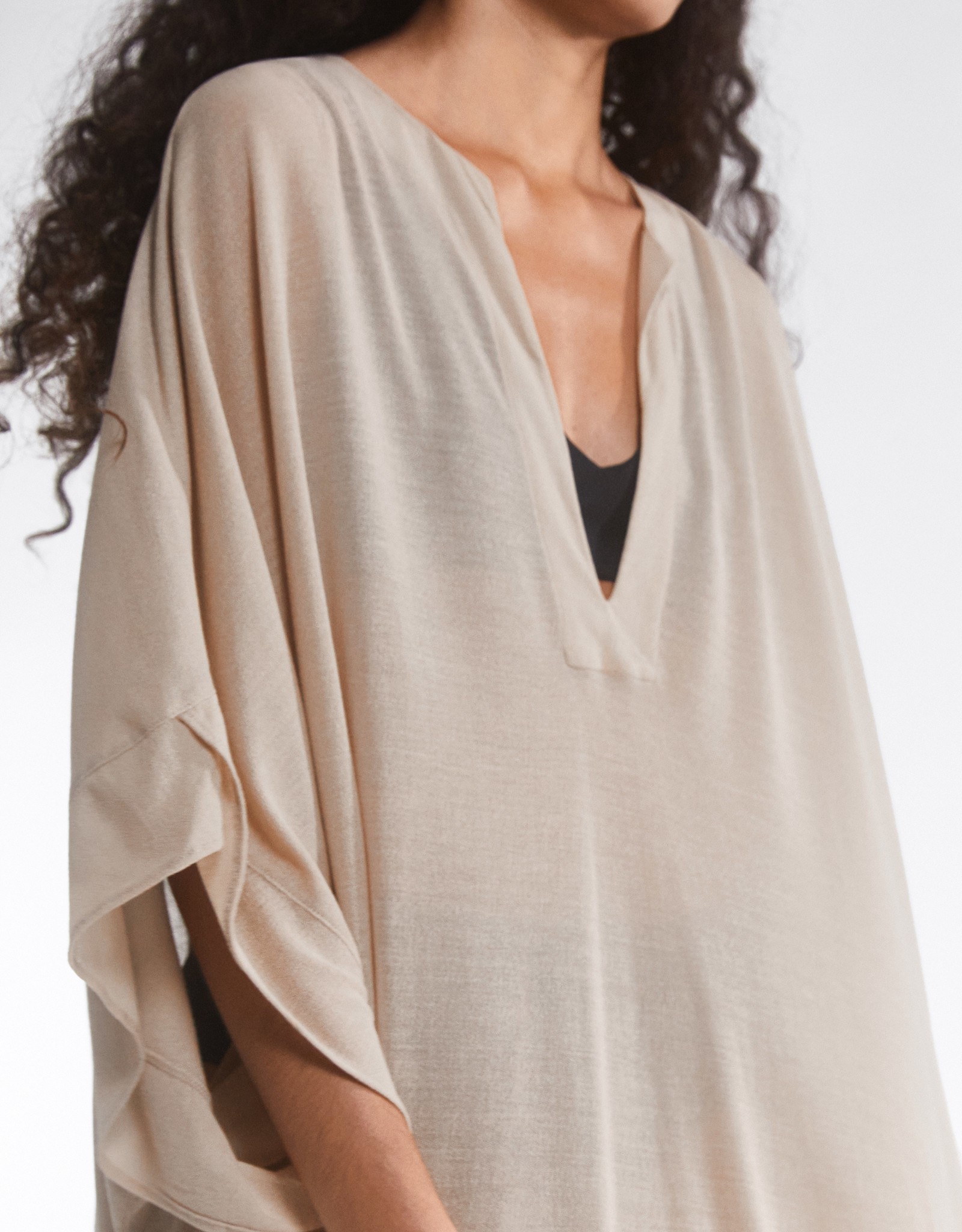 Beach Kaftan Light Beig Liberty Lifestyle