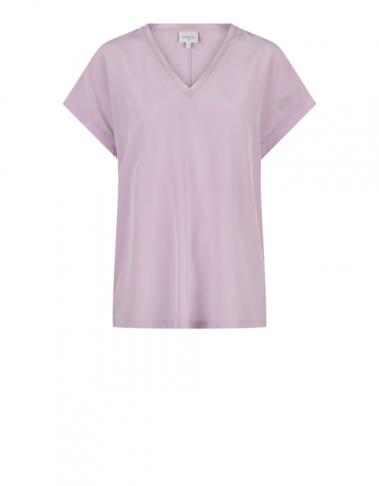 Dante6 Odette silk mix top Faded Lilac