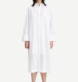 Samsoe Samsoe GITTE SHIRT DRESS 14367 WHITE