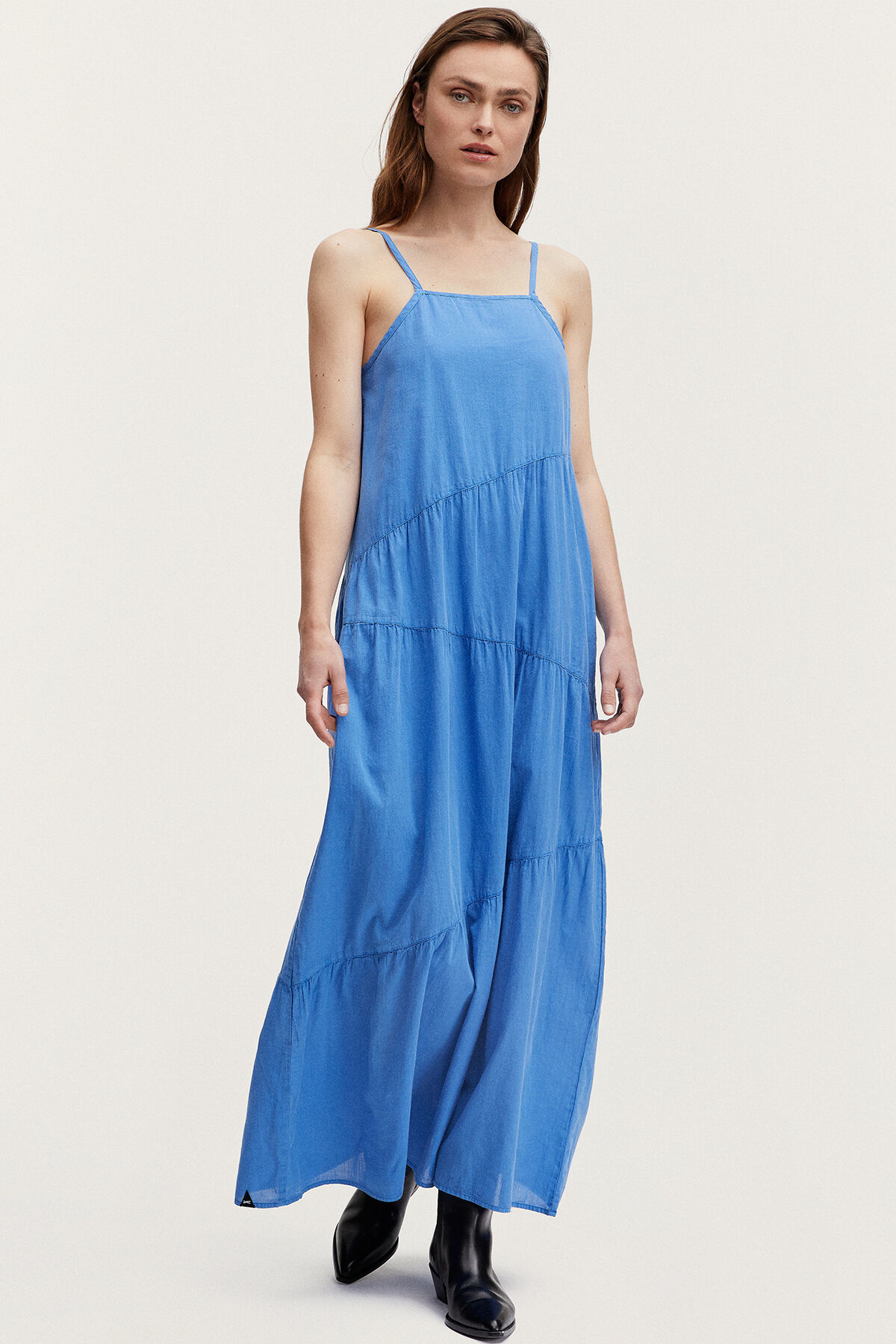TYRA MAXI DRESS CVS NEBULAS BLUE - Liberty Lifestyle