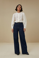 By-bar rikki dots blouse off white
