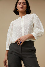 By-bar rikki dots blouse off white