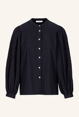 By-bar rikki embroidery blouse midnight