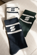 By-bar logo socks blue nights