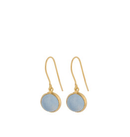 Pernille Corydon Aura Blue Earhooks