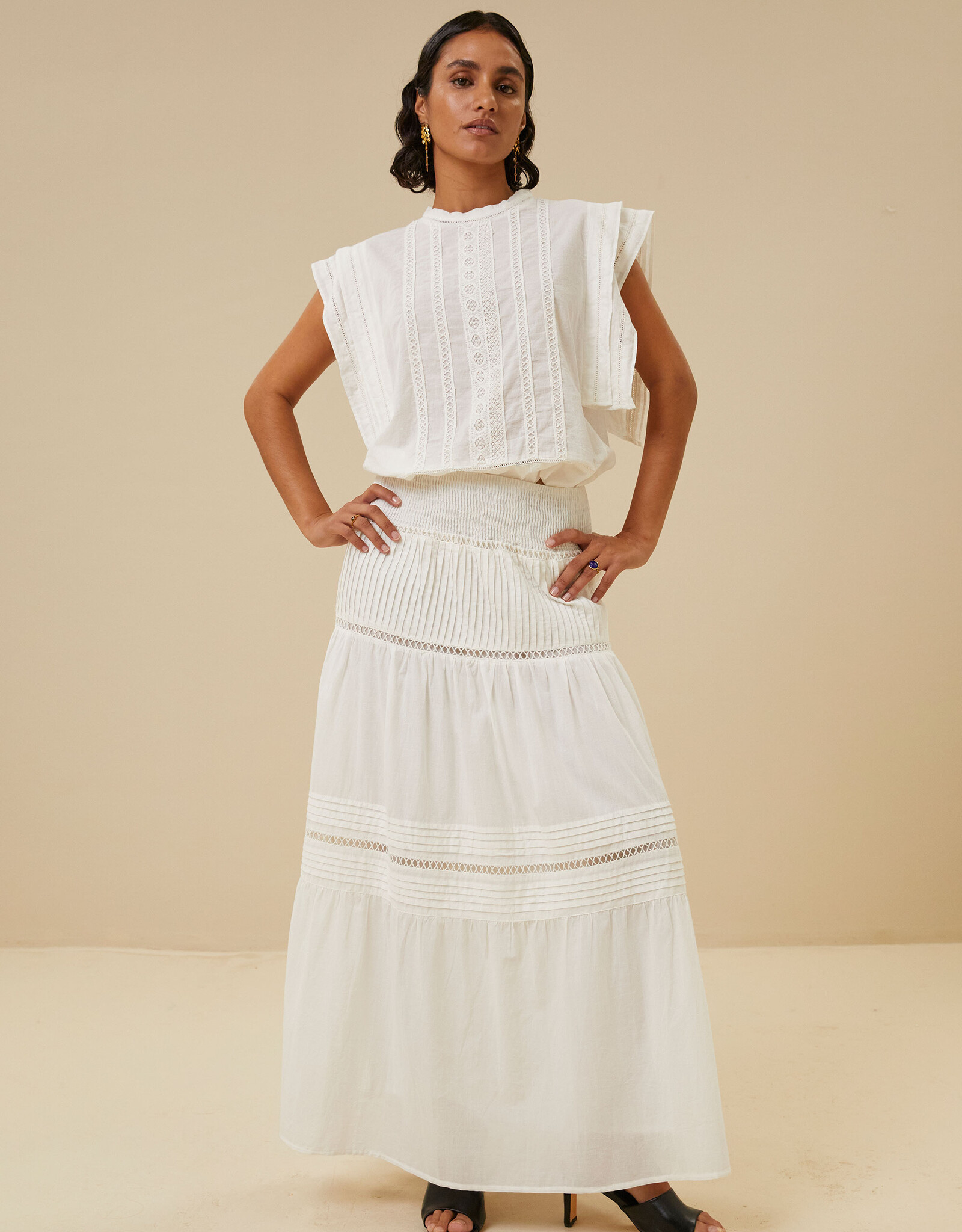 By-bar xena skirt off white