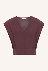 By-bar cathy viscose blouse huckleberry