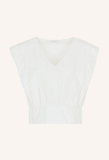 By-bar cathy poplin blouse white