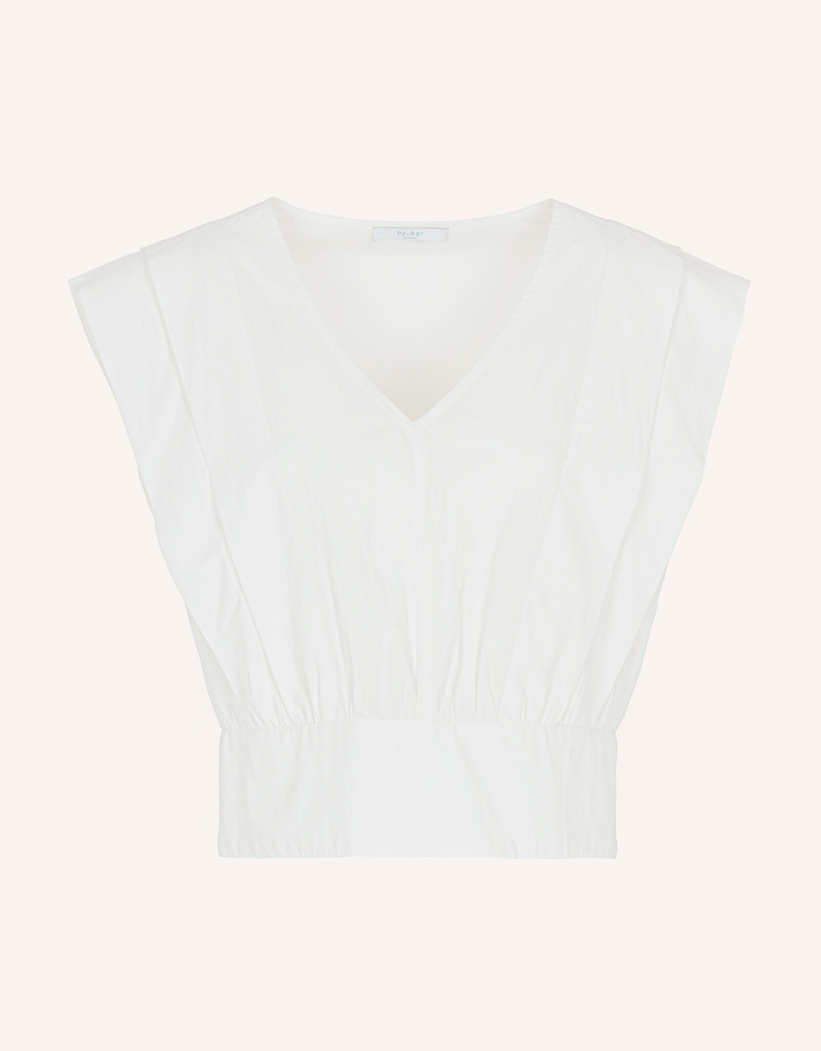 By-bar cathy poplin blouse white