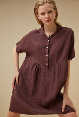 By-bar tais linen dress huckleberry