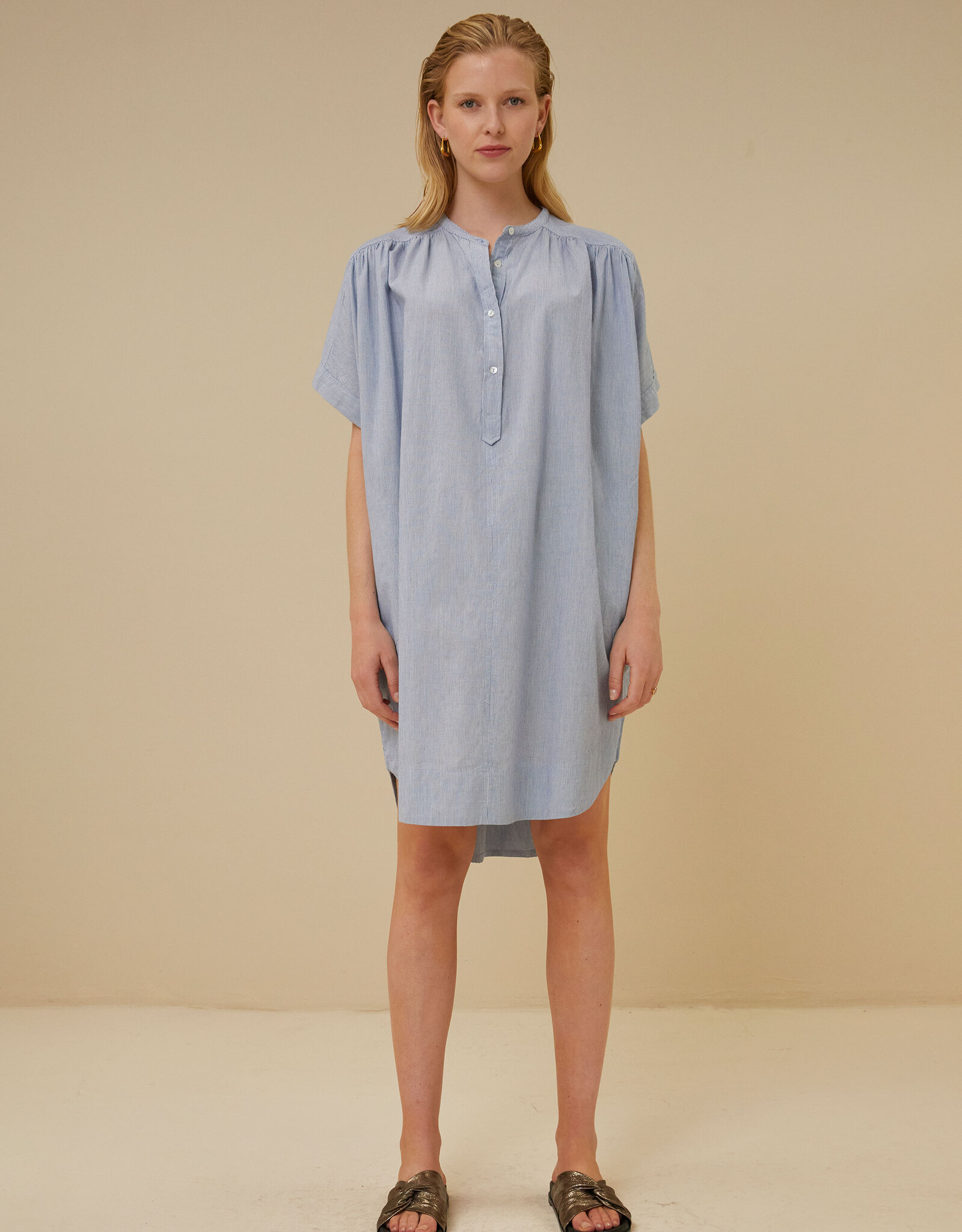 By-bar finn dress sky blue