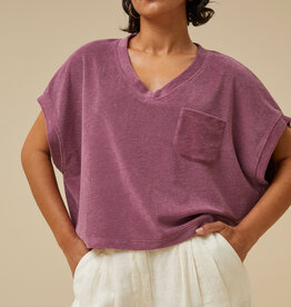 By-bar tammie slub top grape