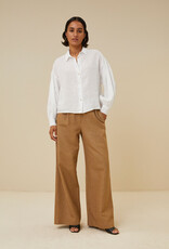 By-bar benji italian stripe pant khaki