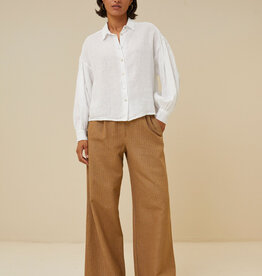 By-bar benji italian stripe pant khaki