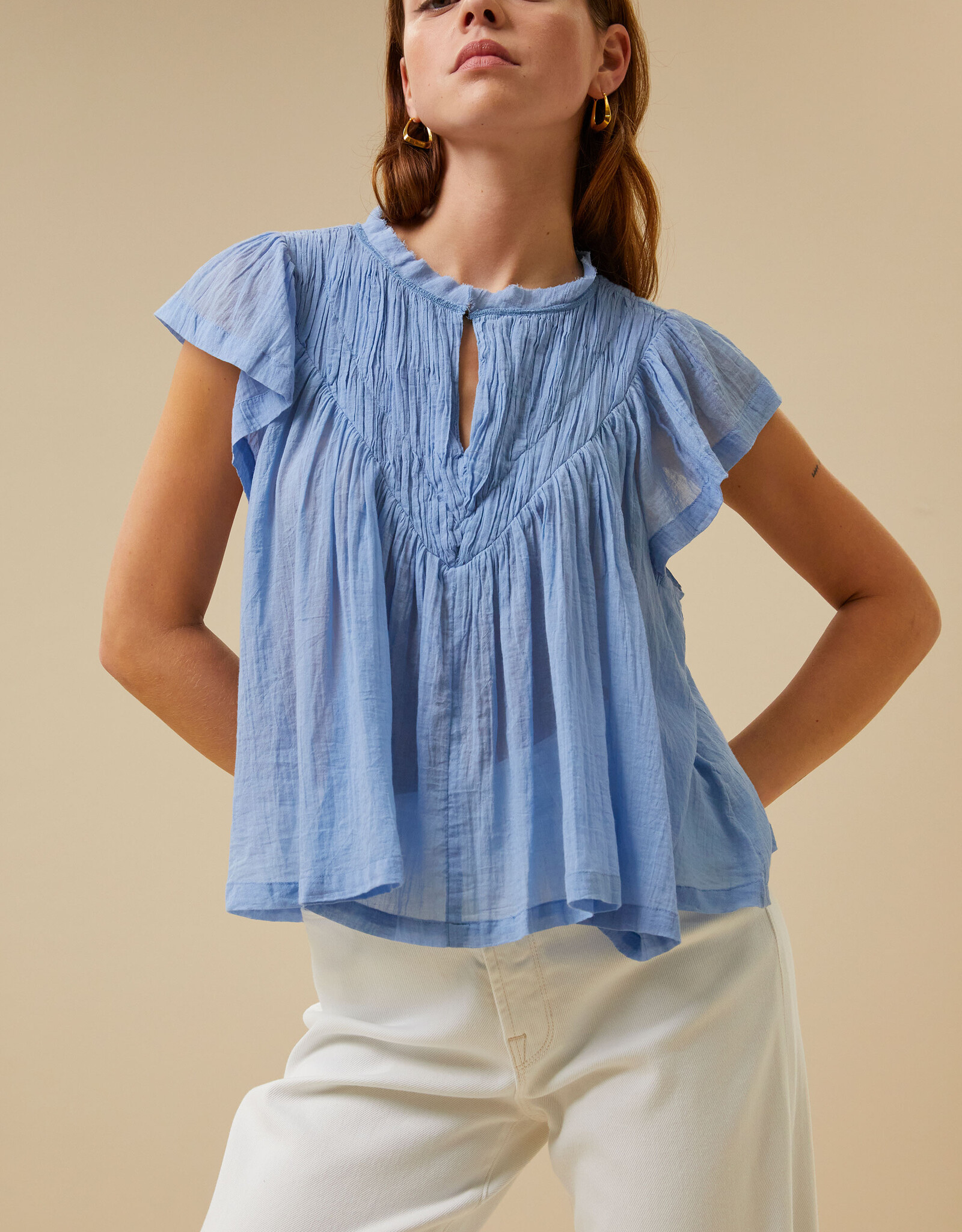 By-bar oliver blouse sky blue