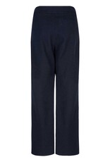 Ruby Tuesday RELENA straight leg pants with zipper at side NIGHT BLUE