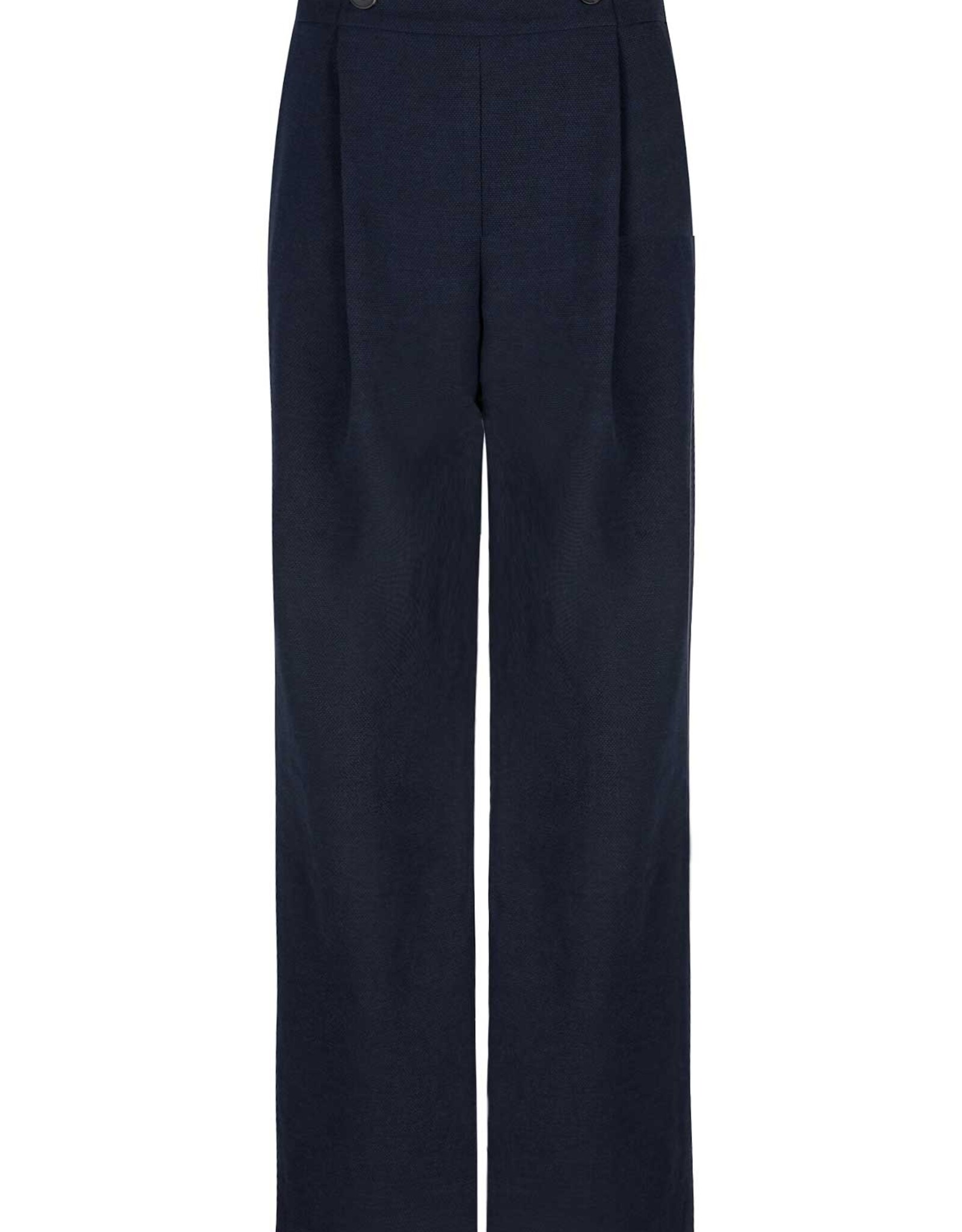 Ruby Tuesday RELENA straight leg pants with zipper at side NIGHT BLUE