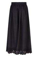 Ruby Tuesday SABIA long skirt with embro details at hem ANTHRACITE