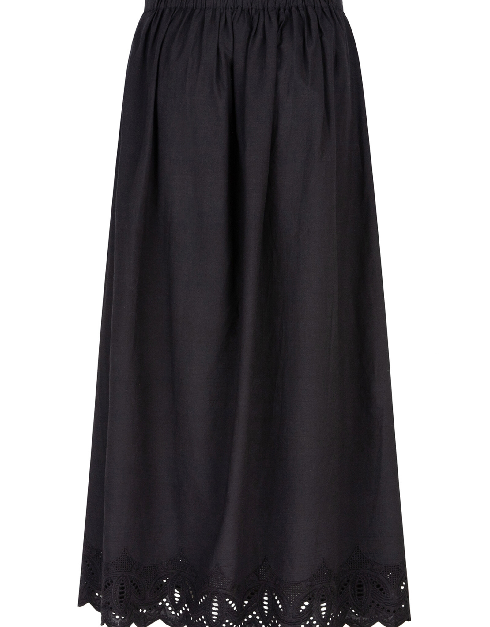 Ruby Tuesday SABIA long skirt with embro details at hem ANTHRACITE