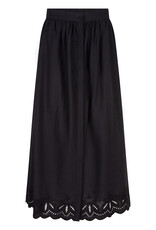 Ruby Tuesday SABIA long skirt with embro details at hem ANTHRACITE