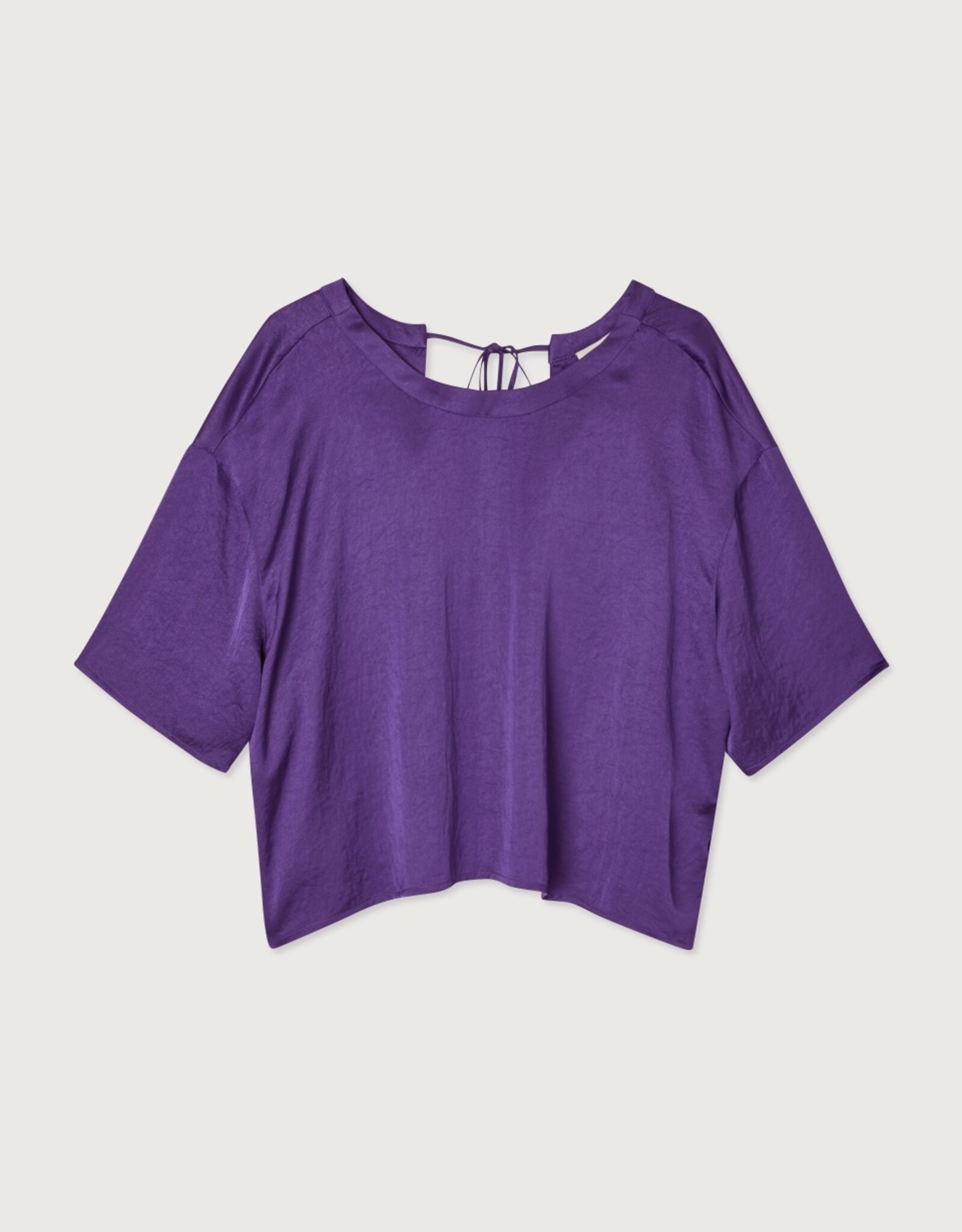 American Vintage WIDLAND  TOP MC COL ROND  NEON PURPLE