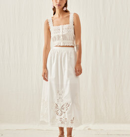 LOUISE MISHA SKIRT PAOLA WHITE