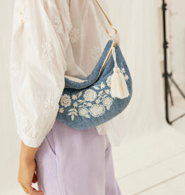 LOUISE MISHA WAIST BAG GABY STONE BLUE