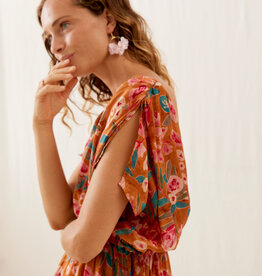 LOUISE MISHA DRESS GUADALARA CINNAMON POPPY BLOOM