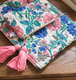 LOUISE MISHA POUCH LOIS BLUE SUMMER MEADOW