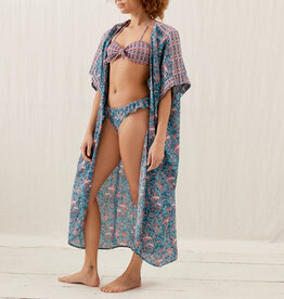 LOUISE MISHA KIMONO CHILL TEAL GARDEN OF EDEN