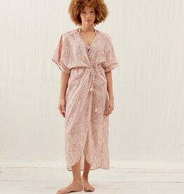 LOUISE MISHA KIMONO CHILL PINK DAISY GARDEN