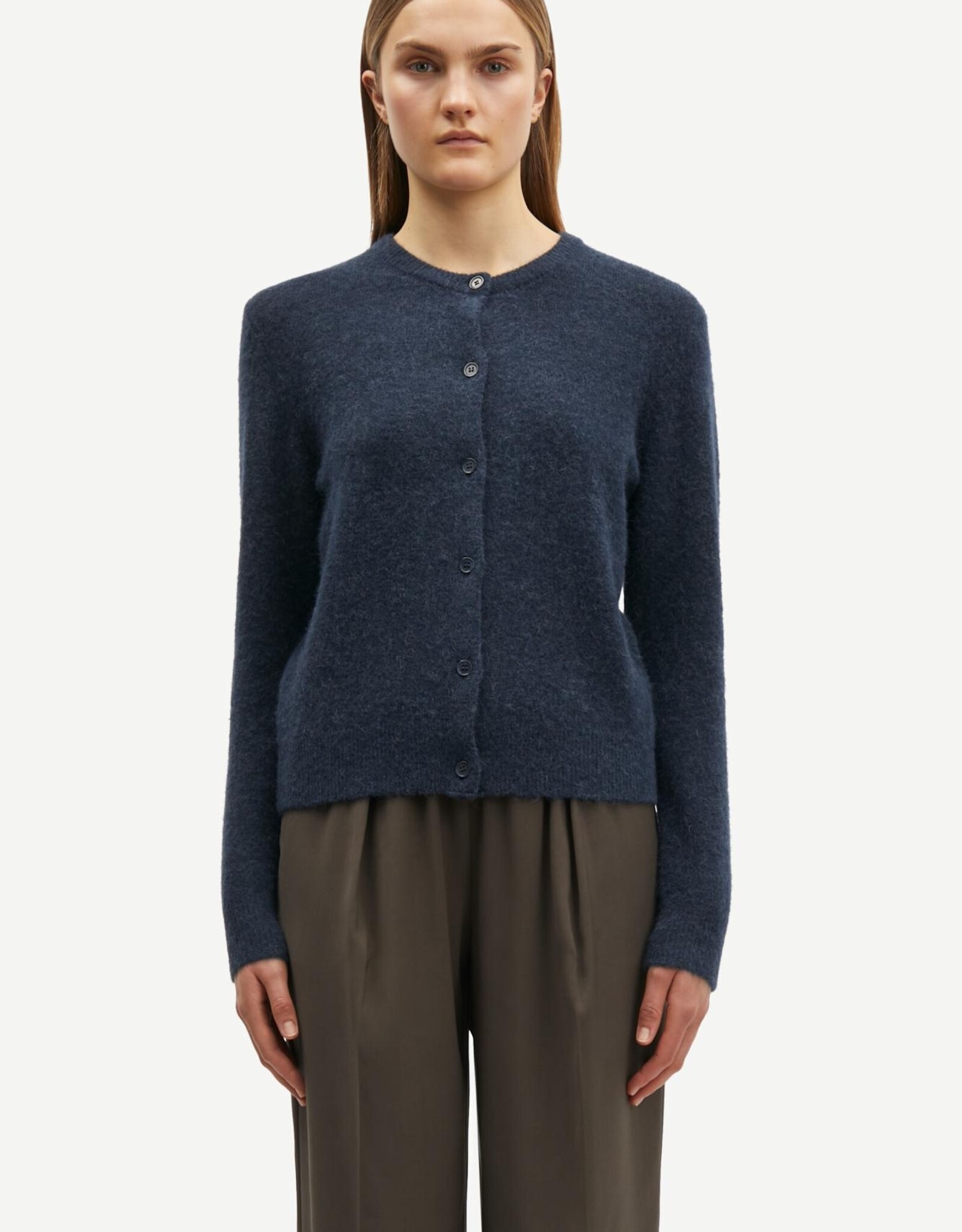 Samsoe Samsoe NOR SHORT CARDIGAN 7355 OUTER SPACE