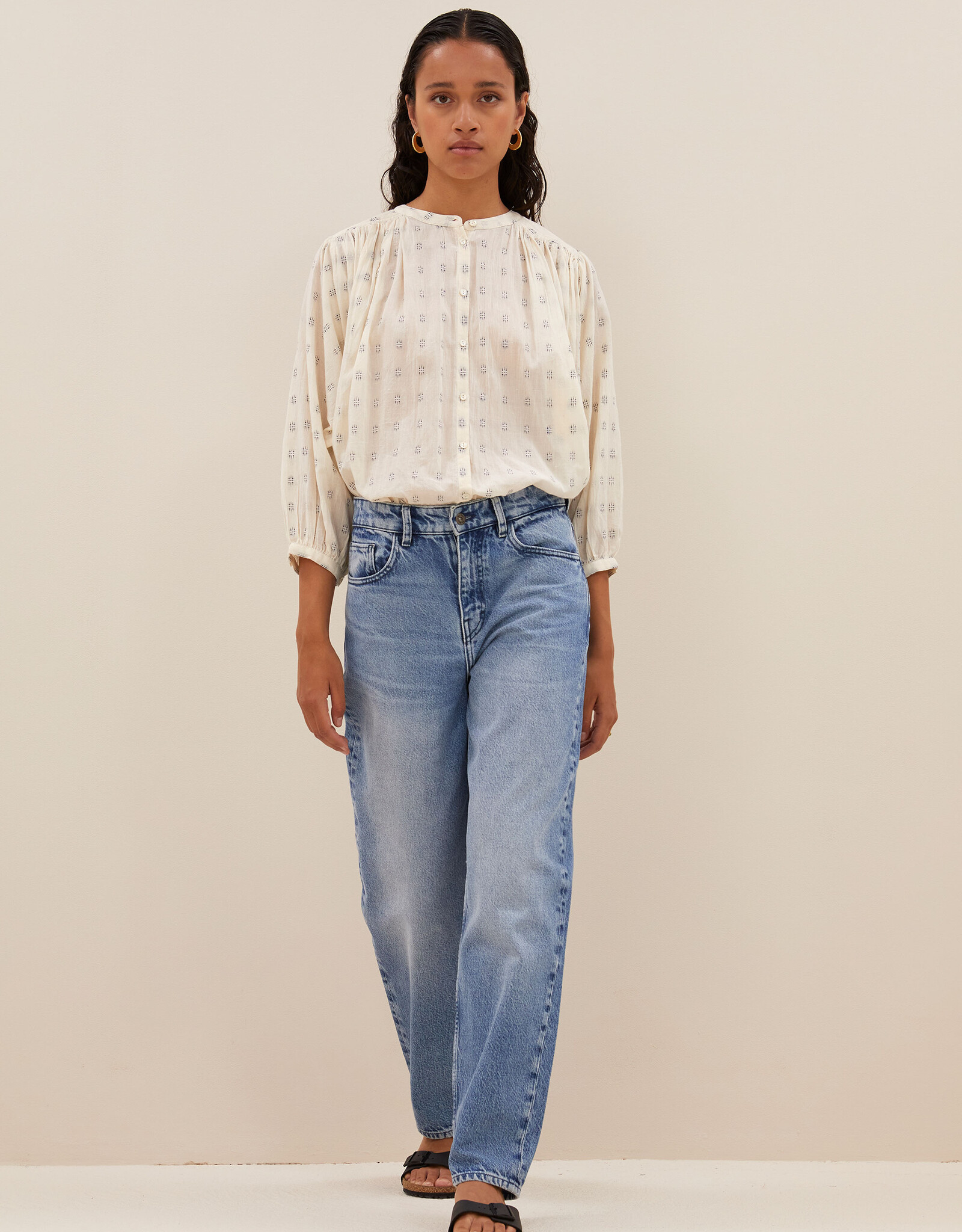 By-bar lew denim pants denim