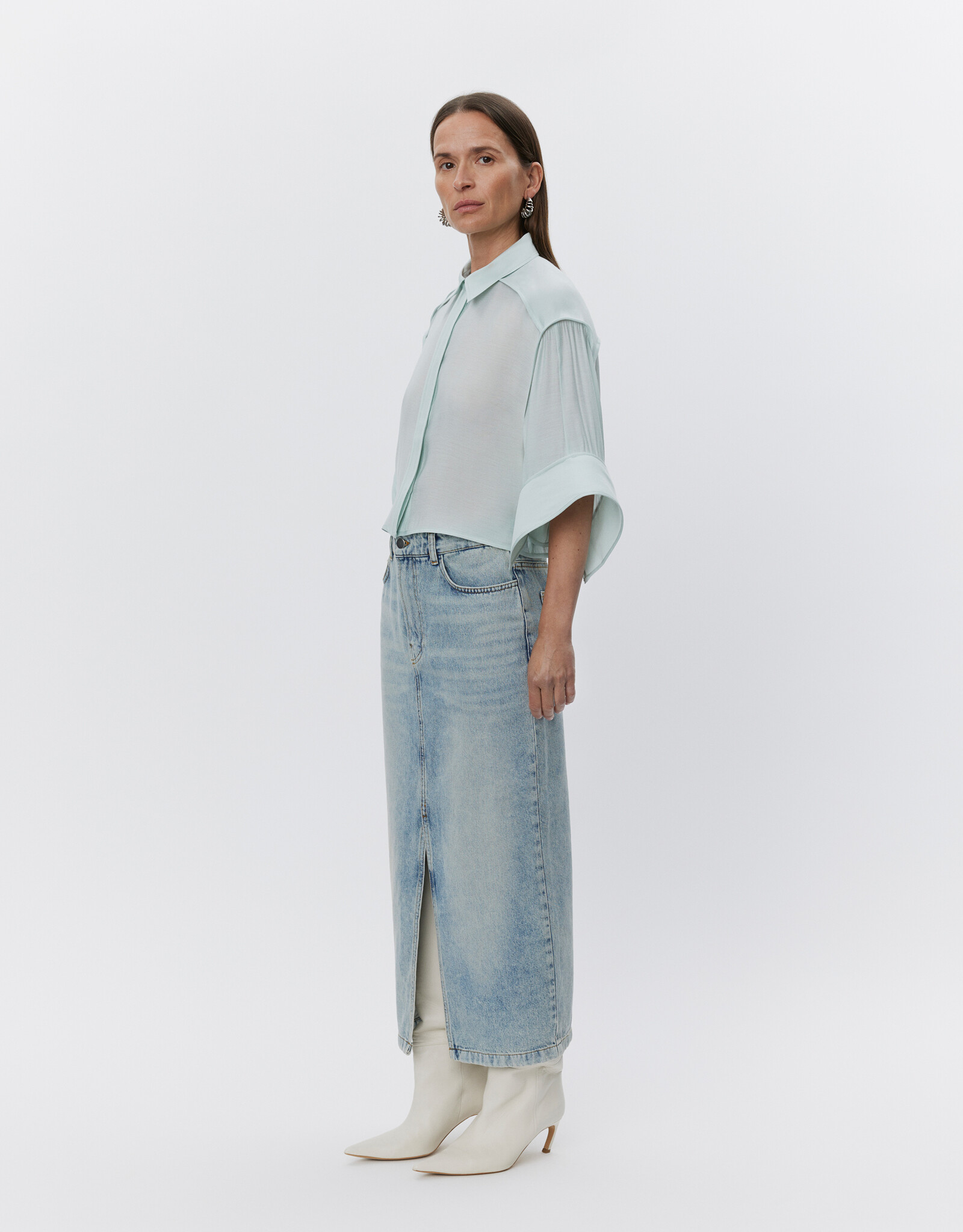 DAY Birger et Mikkelsen Eleanor - Refined Rayon 134405 MISTY BLUE