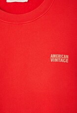 American Vintage IZU03AE25 IZUBIRD SWEAT COURT FRAISE VINTAGE