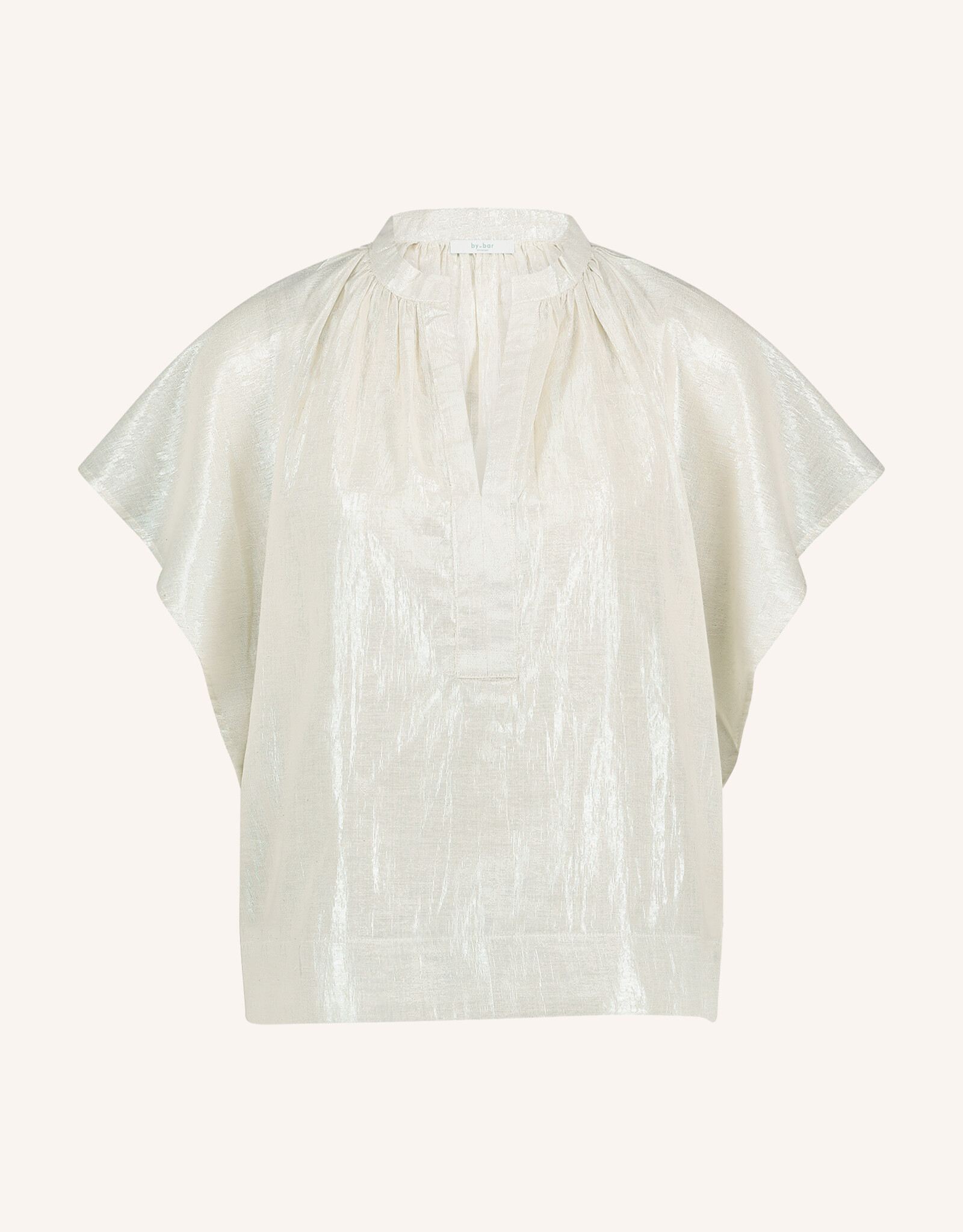 By-bar vina lurex blouse silver