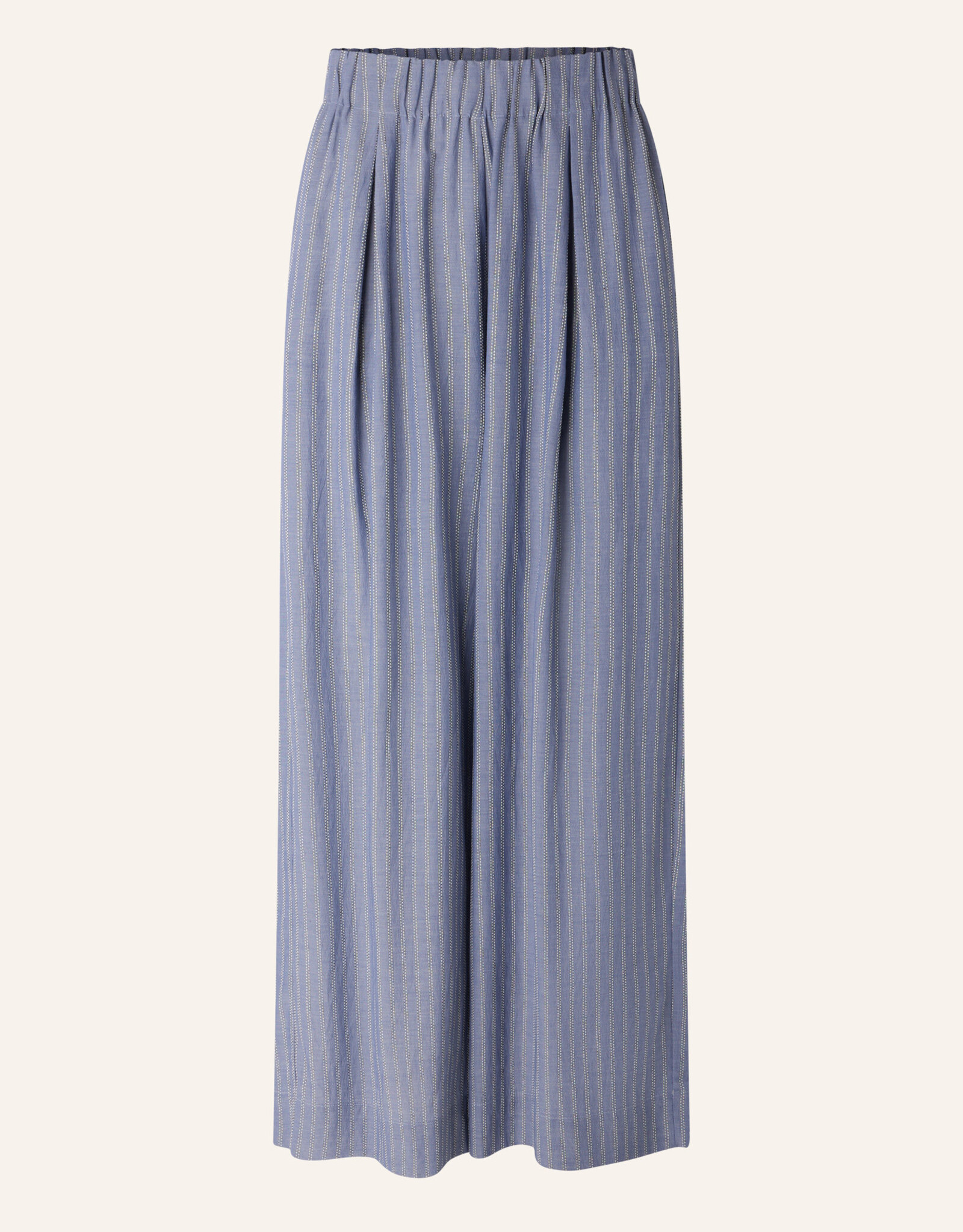 Sessun ISLA MINIMA Wide elastic pant Chambray Blue