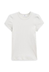 Filippa K Fine Rib Tee Dusty Beig