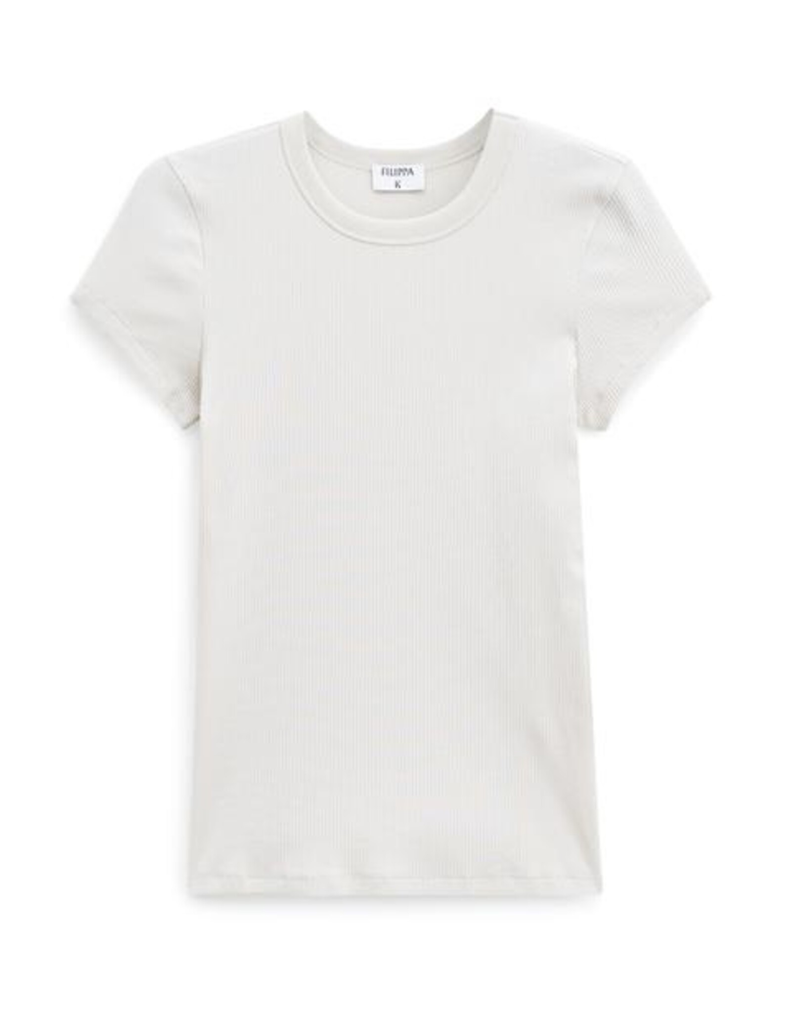 Filippa K Fine Rib Tee Dusty Beig